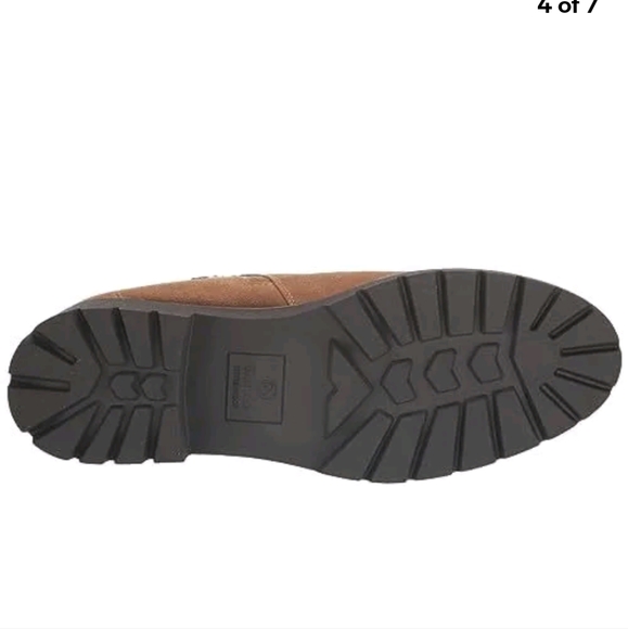 Blondie Dagger Women's Waterproof Fashion Boot, Cognac Suede - Picture 3 of 6